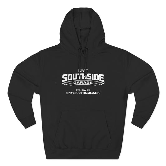 Southside Garage Hoodie — NYC Vintage Auto Shop Fleece Sweatshirt